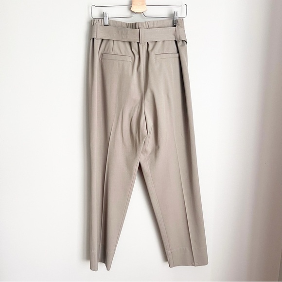 Brunello Cucinelli Wool Blend Trousers Pants Utility Belted size 10 - Picture 3 of 9
